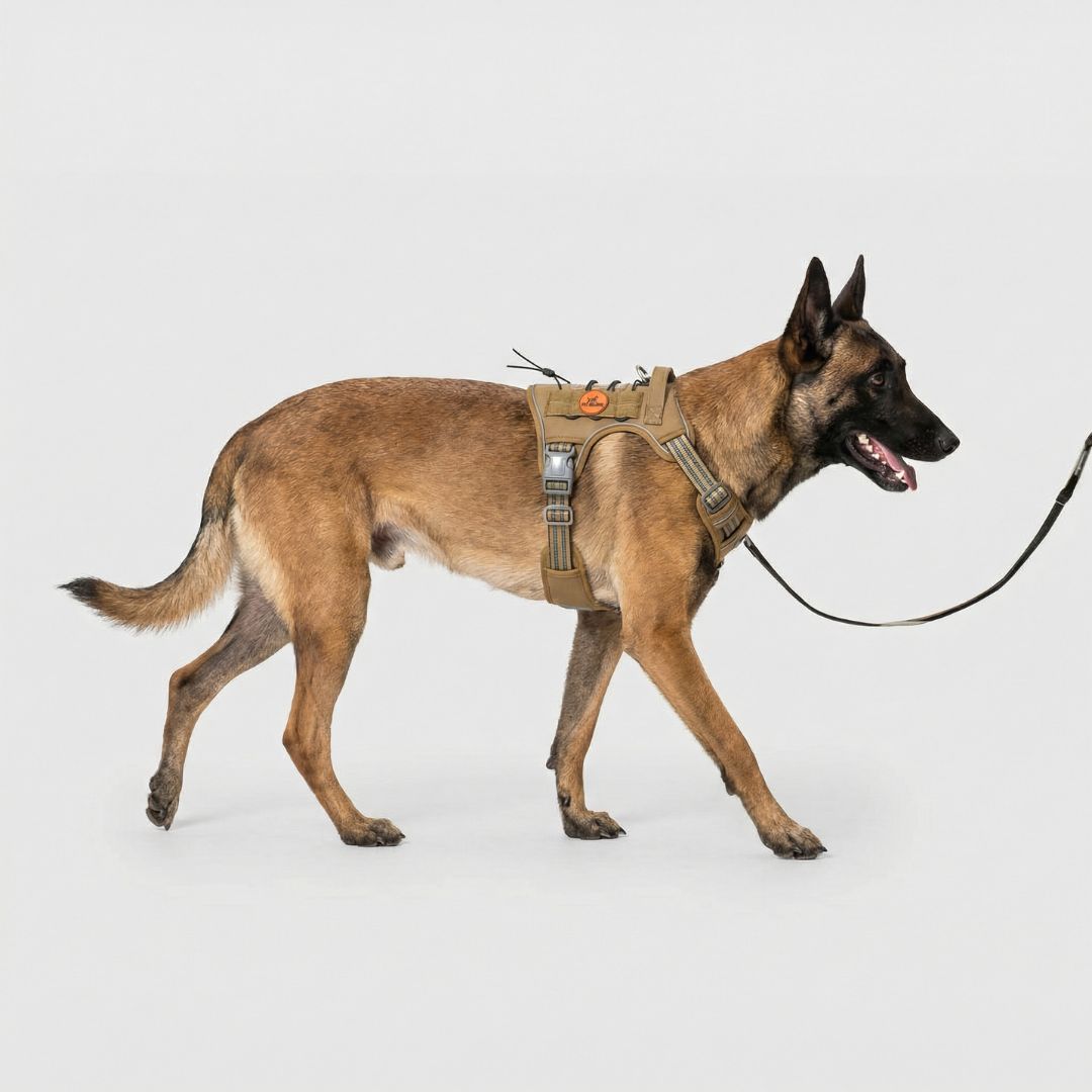 Collare Da Addestramento Tattico In Nylon Regolabile Per Cane – Resistente Con Anello A D E Fibbia A Sgancio Rapido