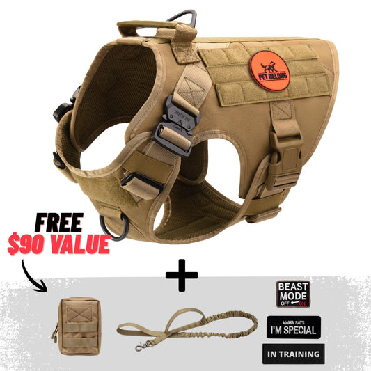 Tactical No Pull Dog Harness (FATHER'S DAY OFFER)