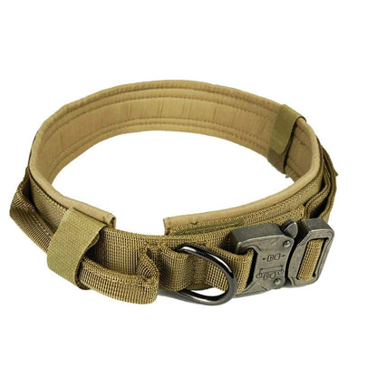 Personalized Tactical Collar With Handle - PetBelong