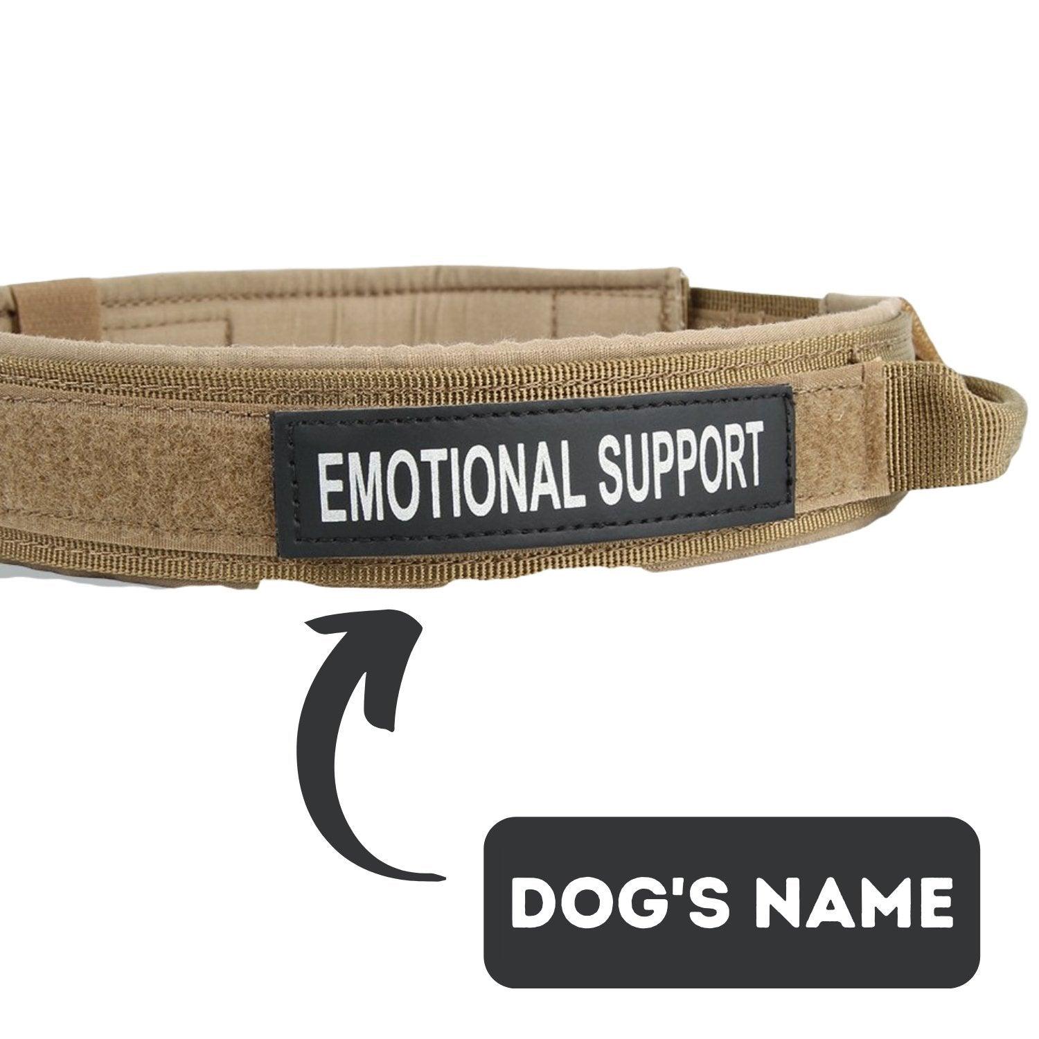 Personalized Tactical Collar With Handle - PetBelong